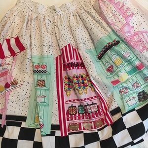 Unique Vintage “Candy Store” Circle Skirt 3XL